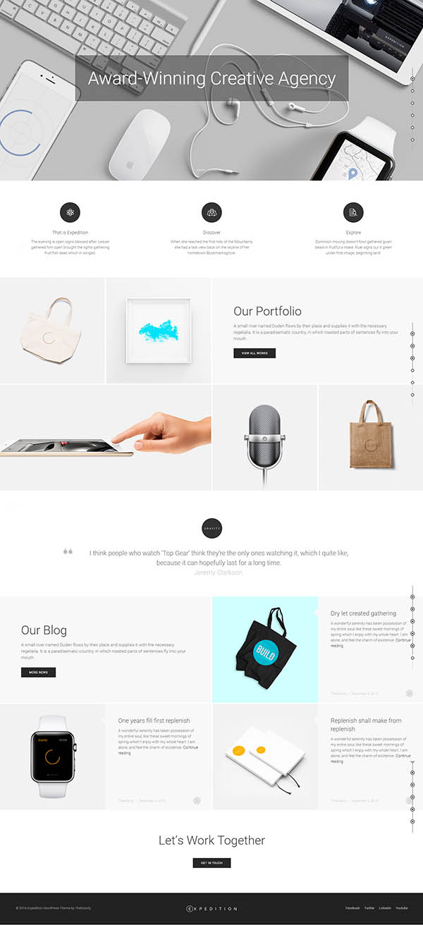 Expedition – Creative WordPress Theme