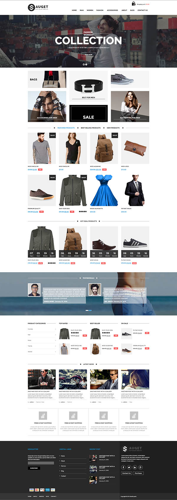 Sauget – Multipurpose WooCommerce Theme