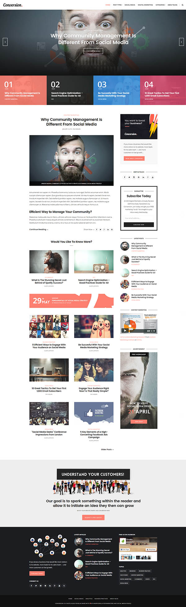 Ultimate Conversion – Digital Marketing Magazine Blog Theme