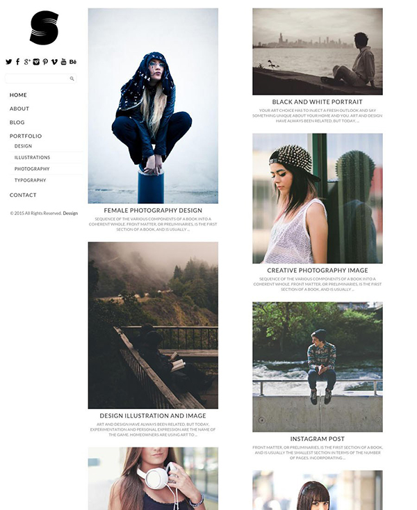 11-grid-portfolio-wp-theme