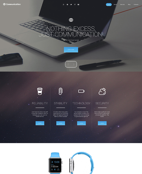 25-communication-business-template