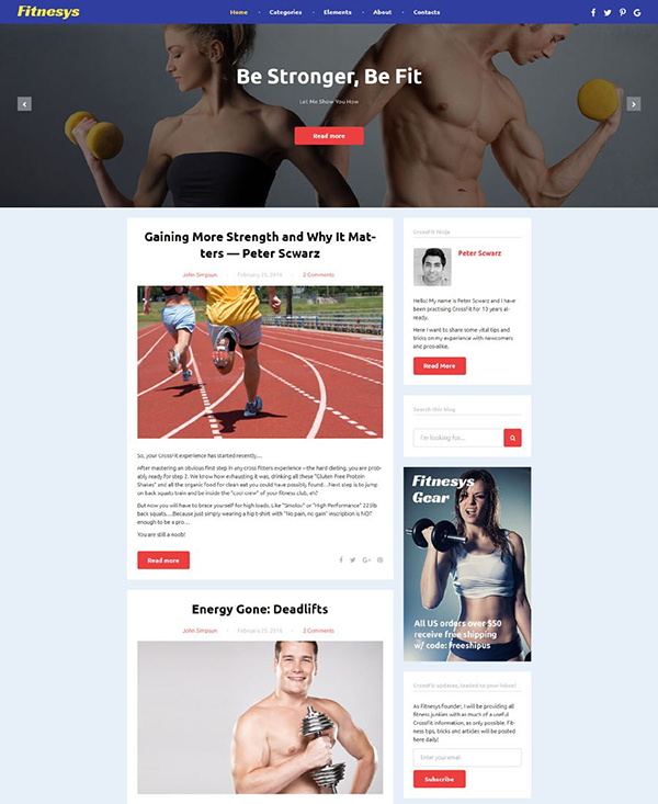 4-fitnesys-gpl-wordpress-template