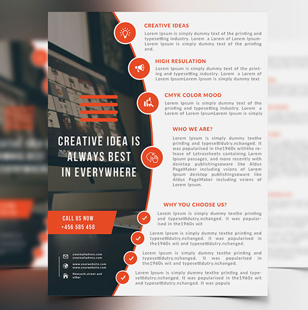 Minimal Corporate Flyer Template