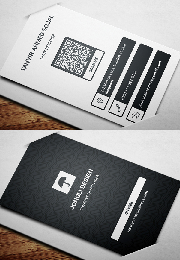 App Style Business Card Template