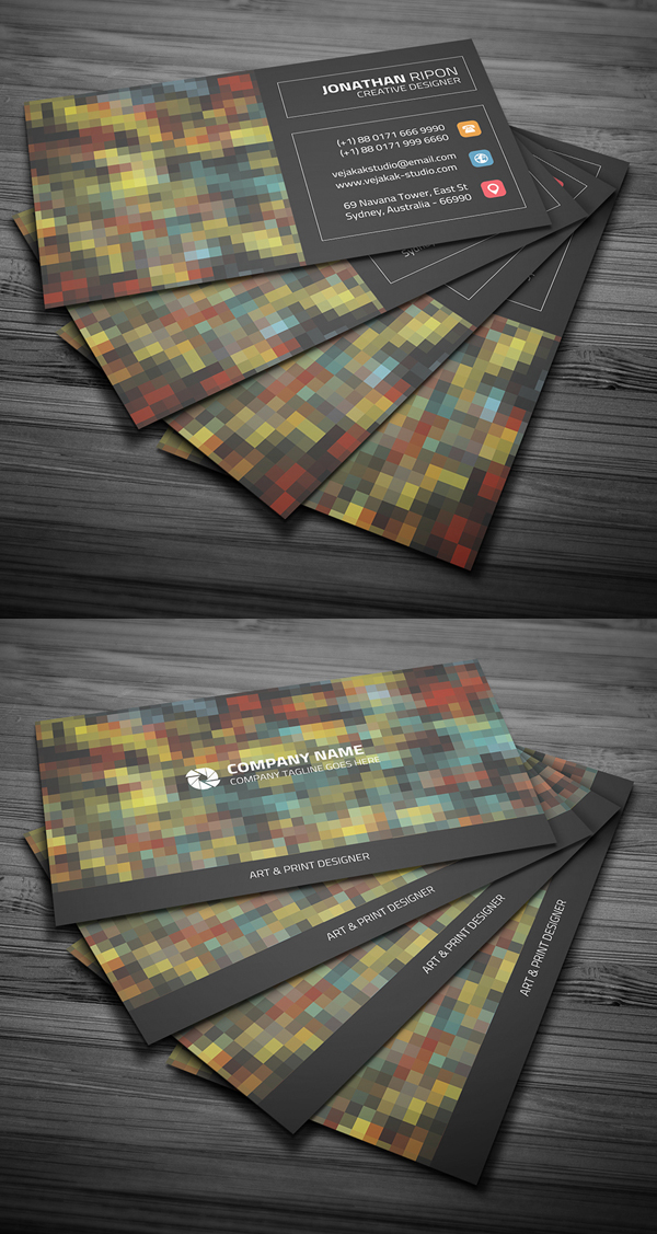 Mosaic Style Business Card