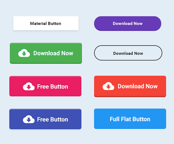 Free Button PSD