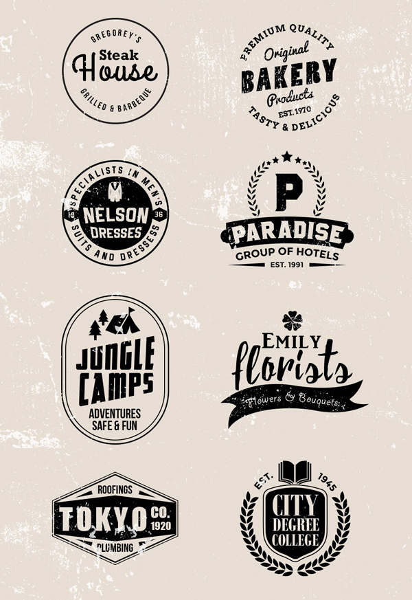 Free Vintage Vector Logos