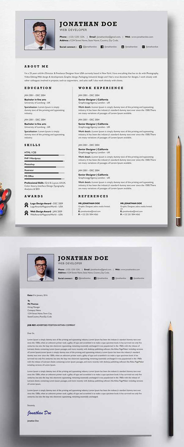 Professional Single Page Resume