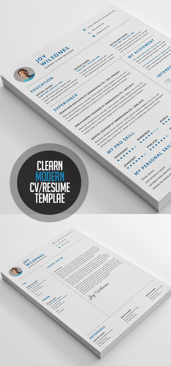 Simple and Minimal Resume Template