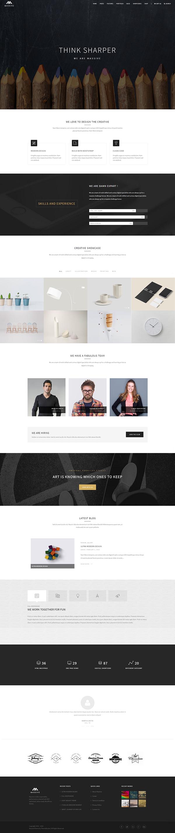 Massive – Responsive Multi-Purpose WordPress Theme