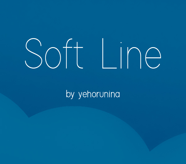 Soft Line Free Font