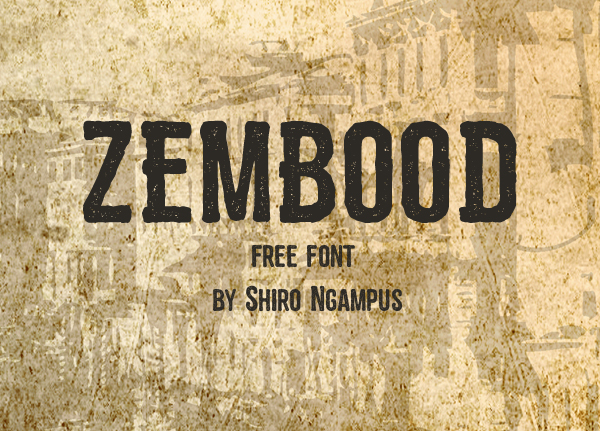 Zembood Free Font