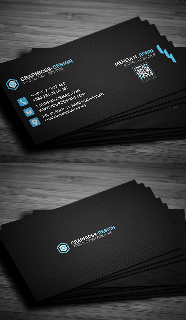 Pixel Business Card Design