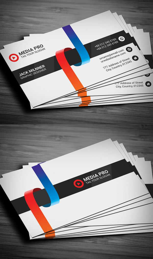 Colorful Business Card