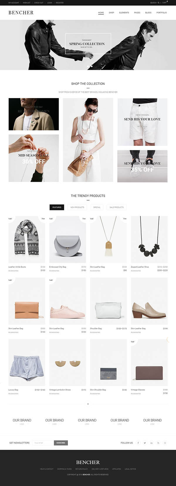 Bencher – Responsive WooCommerce WordPress Theme