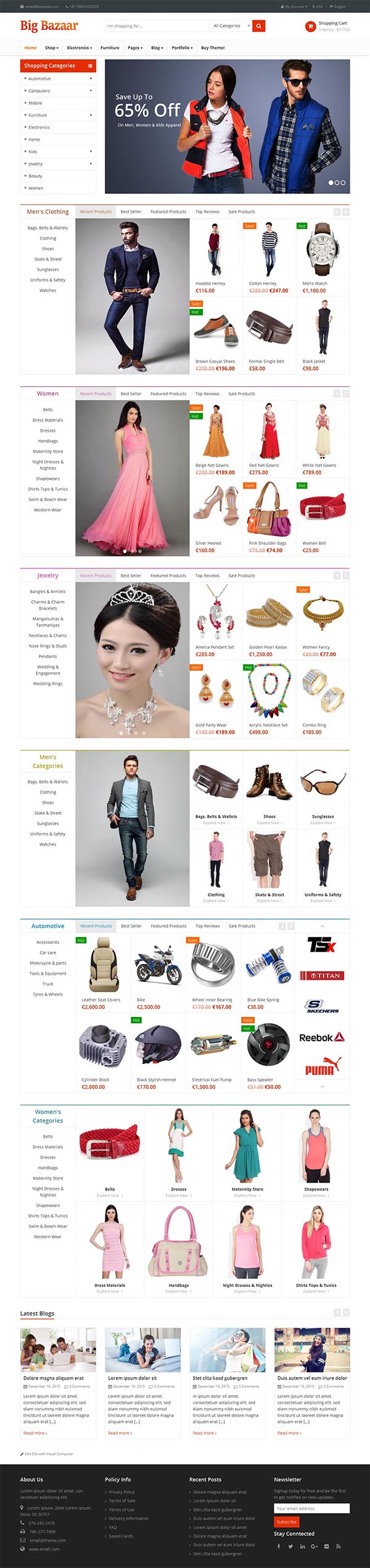 BigBazaar – Multipurpose Responsive Ecommerce Theme