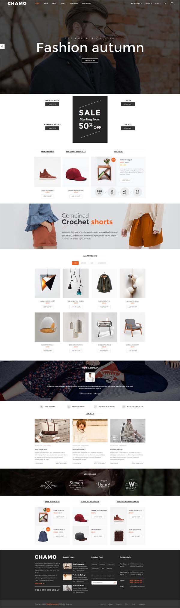 Chamo – Responsive WooCommerce WordPress Theme