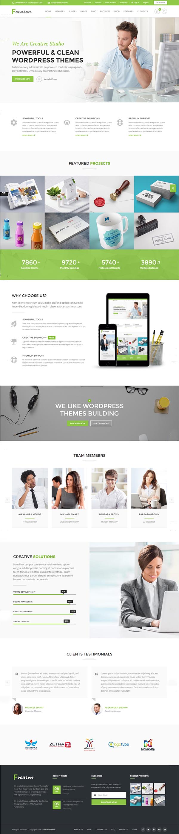 Focuson – Business WordPress Theme