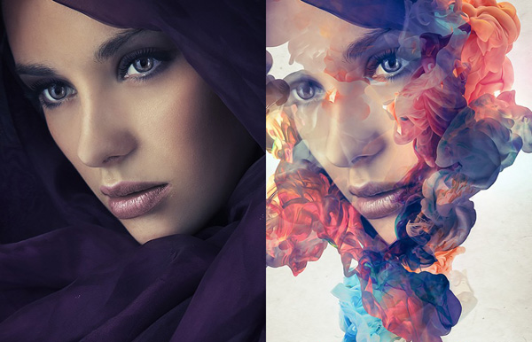 Create an Abstract Ink Portrait Manipulation Effect in Photoshop Tutorial