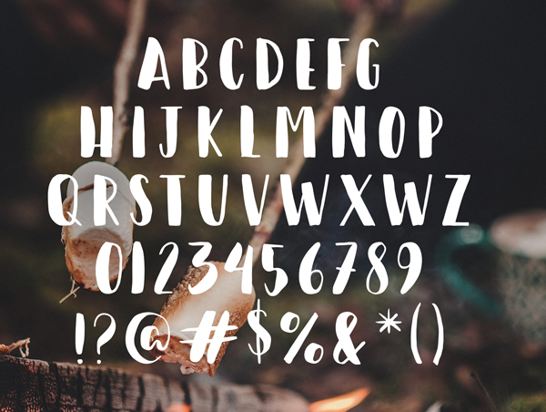 Happy Camper font