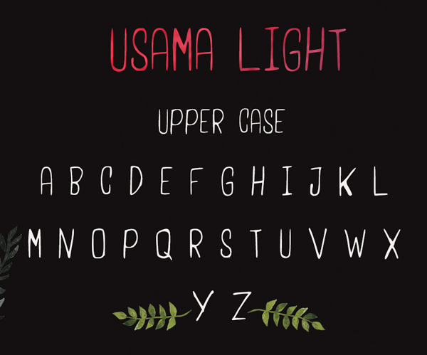 Usama font