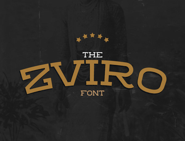 Zviro free font