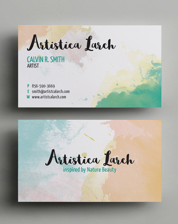 Artistic Business Card Template