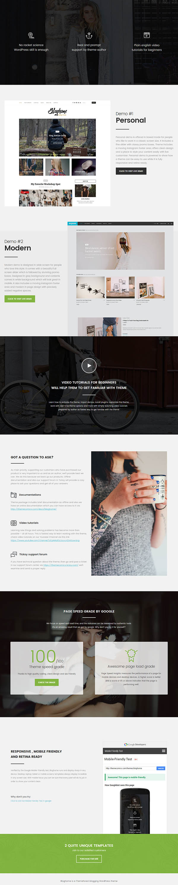 Blog Home – Responsive WordPress Blog Theme