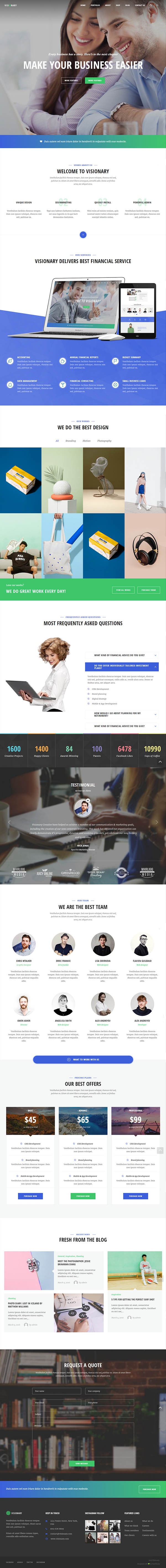 Visionary – Creative Agency Multipurpose WordPress Theme