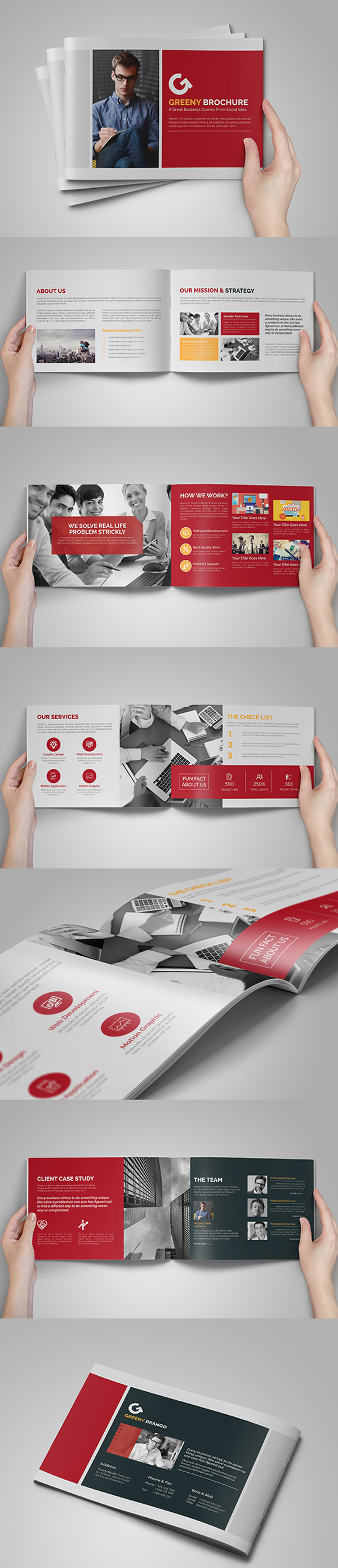 A5 14 Business Brochure/Catalog -Multipurpose Template