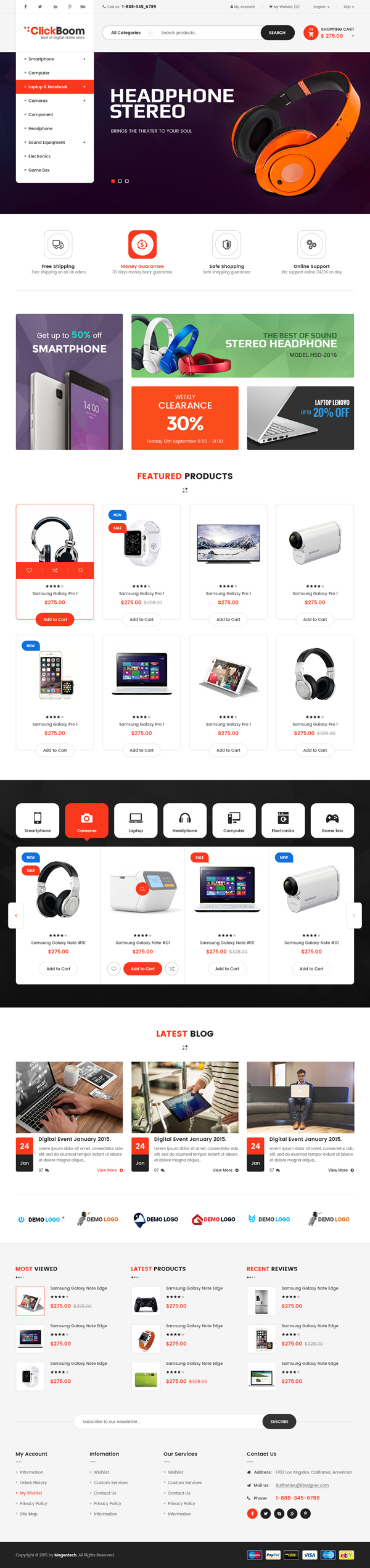 ClickBoom - WooCommerce WordPress Digital Store Theme