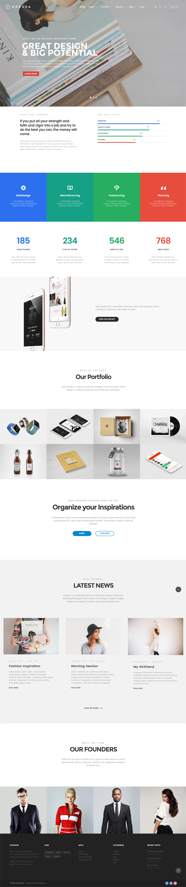 FatMoon - Creative & Photography Multi-Purpose Theme