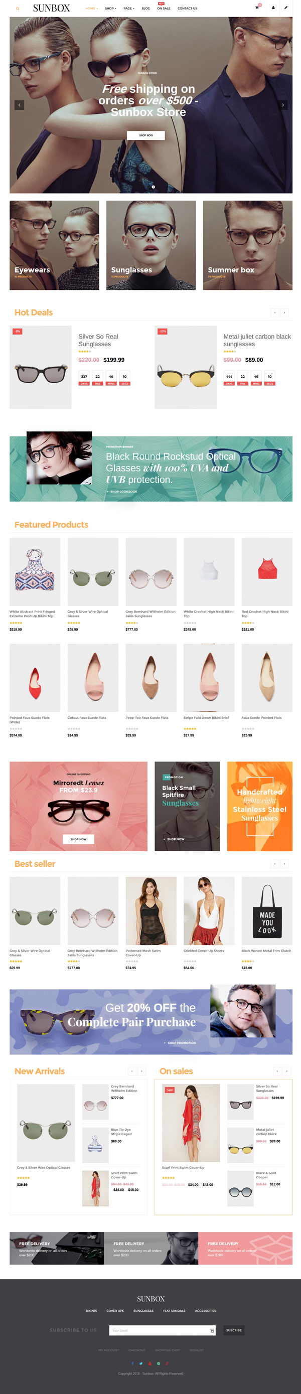 Sunbox Summershop Multipurpose WooCommerce WordPress Theme