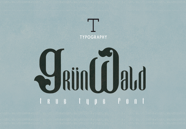 Grünwald Free Font