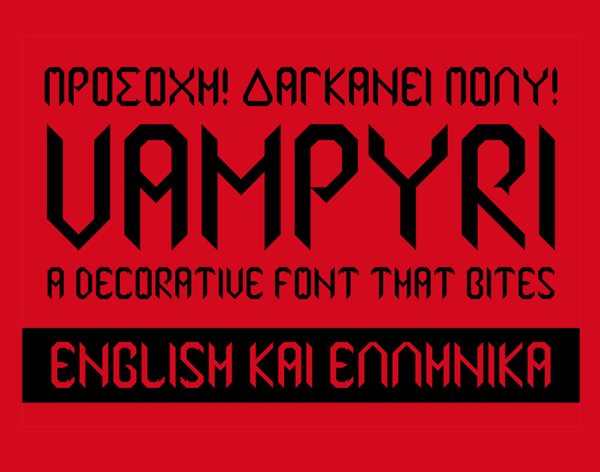 Vampyri Free Font