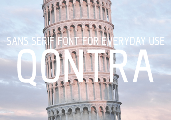 QONTRA Free Font