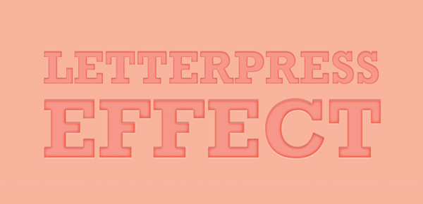 How to Create a Letterpress Effect in Illustrator