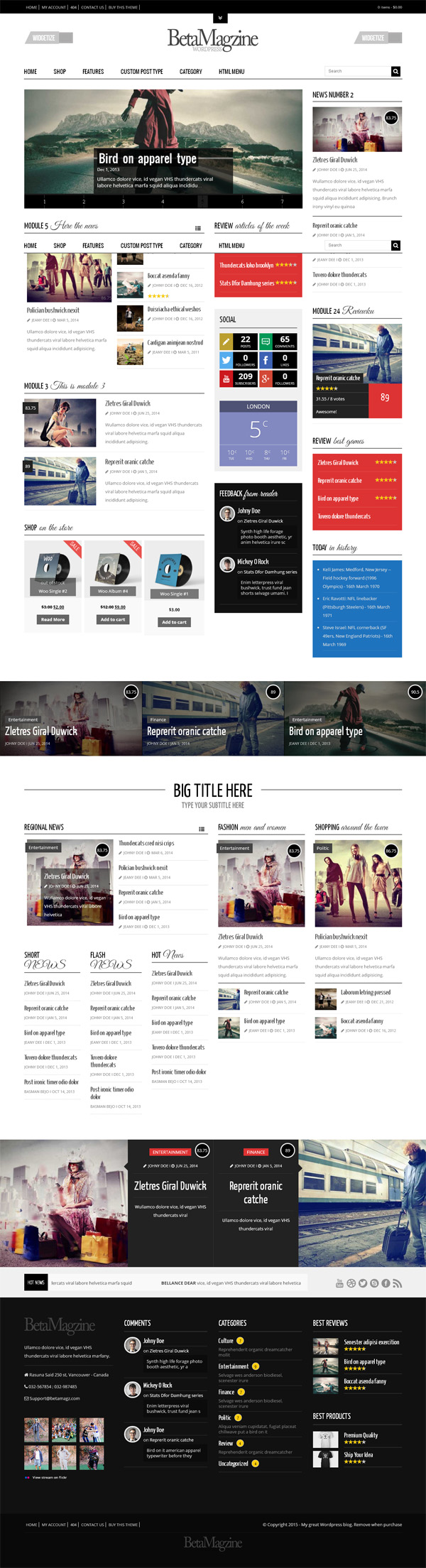 Betamagz – Multipurpose Theme For WP Magazine