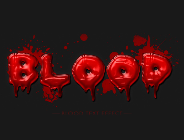 Create a Realistic Blood Text Effect in Photoshop