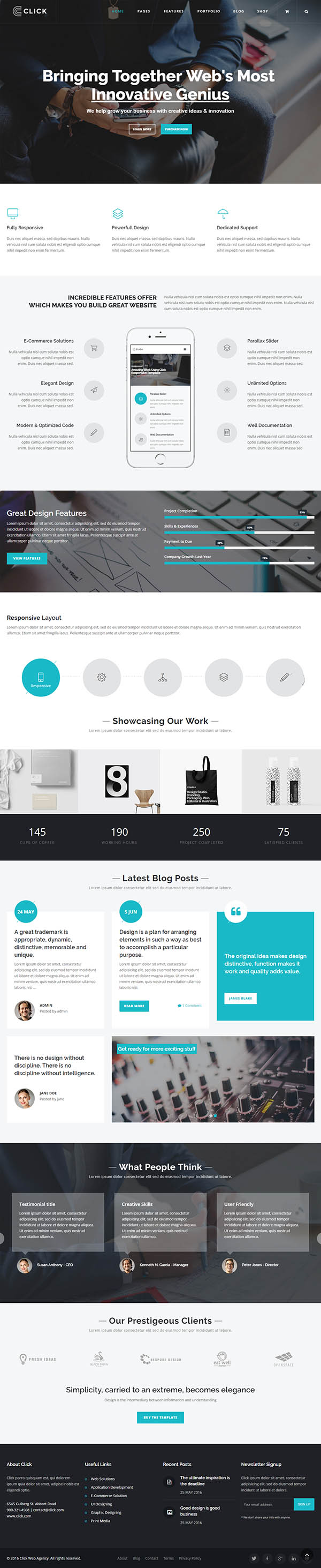 Click – Multi-Purpose WordPress Theme