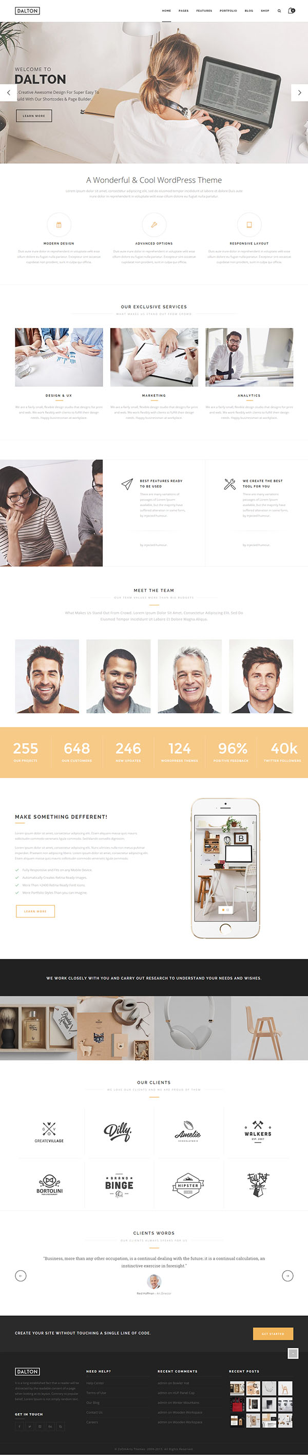 Dalton – Clean Multi-Purpose WordPress Theme