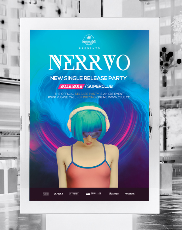 DJ Flyer Free Download PSD File