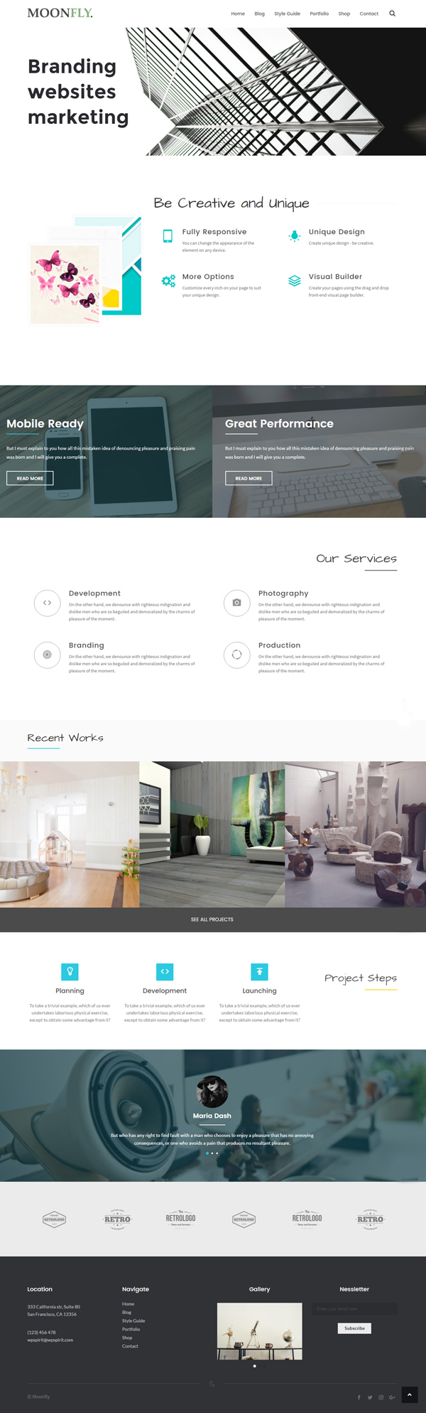 Moonfly - Multipurpose WordPress Theme