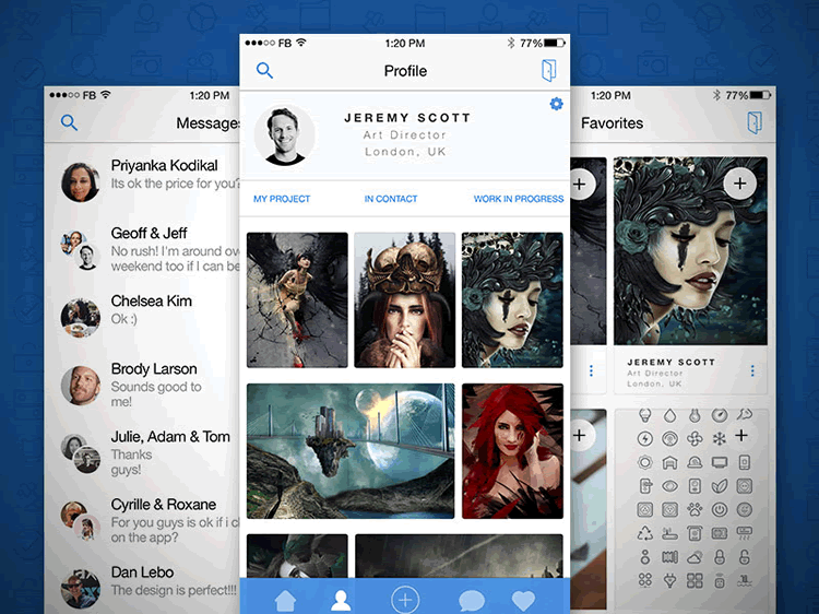 Concept App Template 3 Screens Sketch Format Lorenzo Perniciaro 