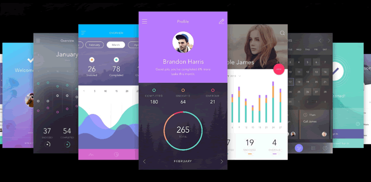 To-Do Mobile App UI Kit 130 Screens PSD Sketch Format InVision