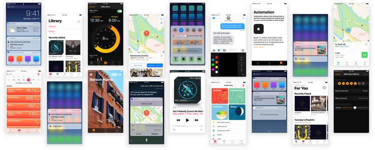 Puzzles iOS 10 UI Kit Sketch