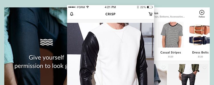 Crisp Free Ecommerce UI Kit Sketch