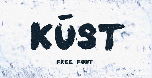 free brush font