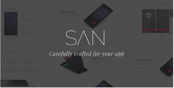 san-responsive-app-landing-page-wordpress