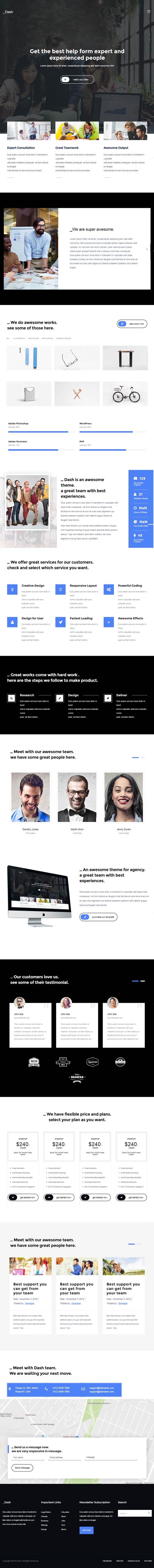 Dash – Corporate Agency Business Firm Theme